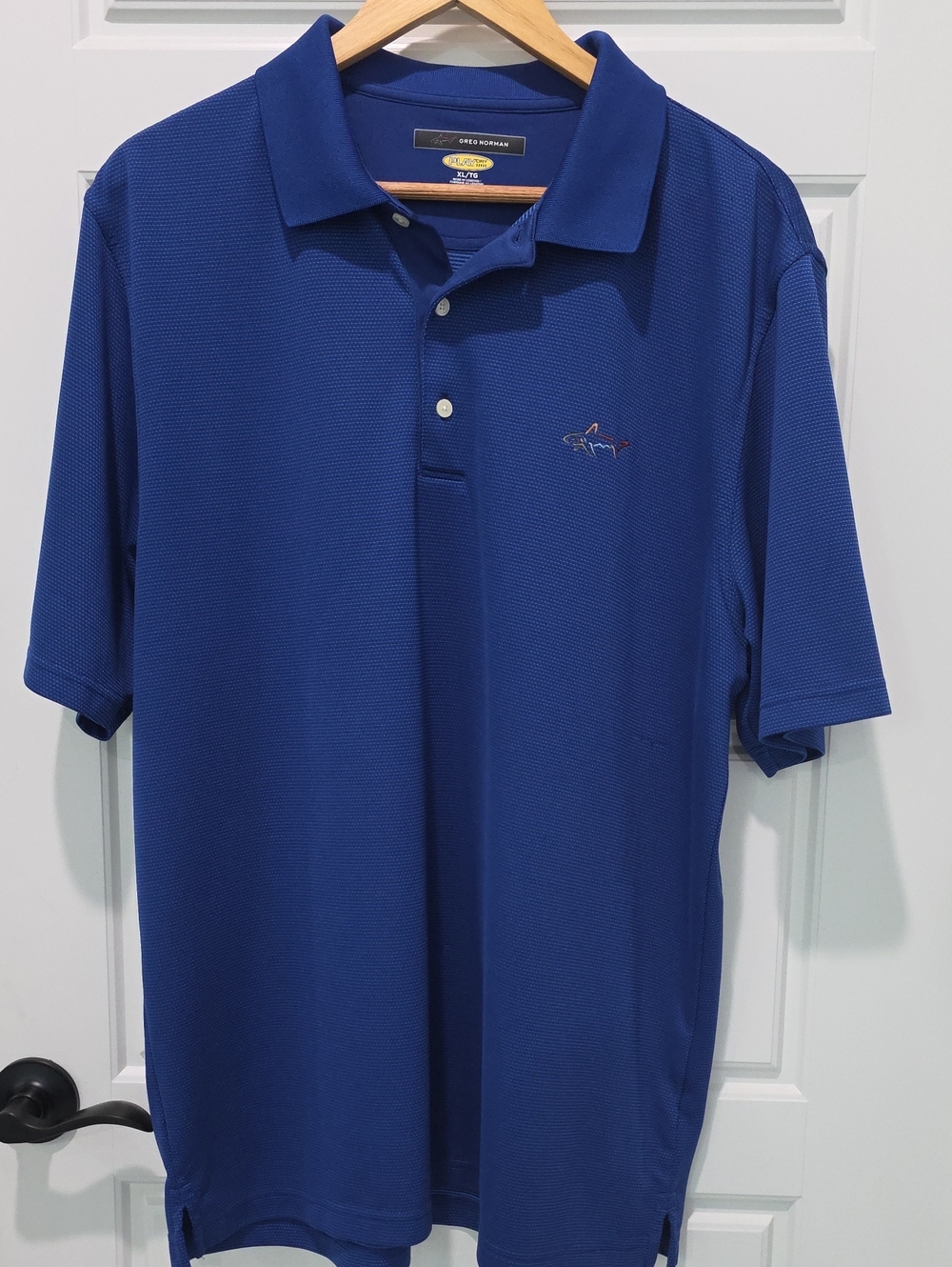 Greg Norman Collection Royal Blue Performance Polo